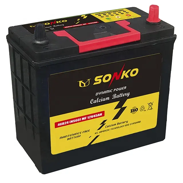Batteria per Auto 12V 45AH sigillata MF avviamento batteria per Auto Auto NS60L