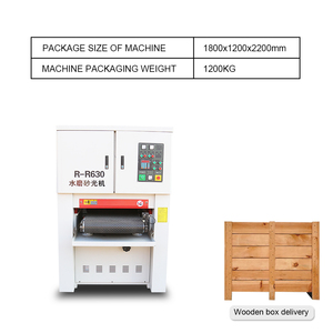 <span class=keywords><strong>Lijadora</strong></span> de Banda Ancha para Calibración de Madera Contrachapada R-R630, <span class=keywords><strong>Lijadora</strong></span> de Madera para Puertas de Armarios con Componente Central de Motor Esencial - Product Image 6