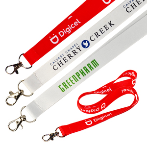 AI-MICH Promotional Gifts Polyester Sublimation Printed Id Card Personalized Mobile Phone Custom Lanyard Keychain