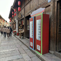 Distributeur de Omikuji Multilingue en Libre-Service avec Anglais, Japonais, Chinois pour le Monde Entier