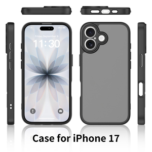 For iPhone 17 16 Mobile Phone Shell TPU PC Translucent Skin <strong>Touch</strong> Feeling for Apple 15 14 Pro Max Lens <strong>Protective</strong> Frosted Case - Product Image 6