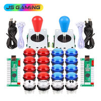 Boutons de jeu d'arcade en plastique JSgaming OEM ODM, différentes couleurs, accessoires pour machines de jeu d'arcade