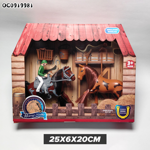 Gioco finto di simulazione di plastica <span class=keywords><strong>fattoria</strong></span> animale cavallo stabile giocattolo set <span class=keywords><strong>per</strong></span> <span class=keywords><strong>bambini</strong></span> - Product Image 4