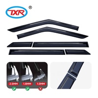Accessoires extérieurs Auto visières de pluie déflecteur pièces de voiture visières de ventilation de fenêtre pour MITSUBISHI Outlander