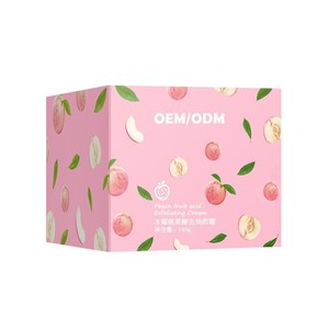 Peach Fruit Acid Exfoliating Cream 140g Moisturizing Pore Cleansing <b>Body</b> <b>Scrub</b> - Product Image 1