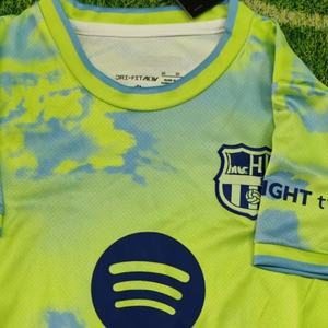 Maglie da <span class=keywords><strong>Calcio</strong></span> Personalizzate 25/26 all'Ingrosso, Versione Tifosi, T-Shirt da <span class=keywords><strong>Calcio</strong></span>, Maglie da Gioco Away per Bambini del Barcellona - Product Image 3