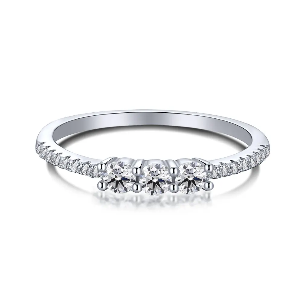 Dylam Verlobung sring Juweliere personal isierte Sterling Silber Ringe ungewöhnliche Ewigkeit handgemachte Damen Diamant zum Verkauf Schöne Hochzeit