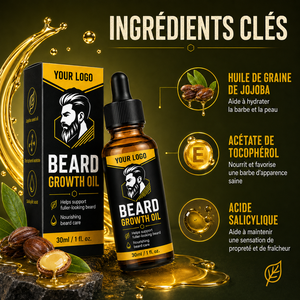 Successful Men Chosen <b>Beard</b> <b>Care</b> Oil Make The <b>Beard</b> Thicker Nourish Hair Follicles Jojoba Oil Salicylic Acid <b>Beard</b> Growth Oil - Product Image 4