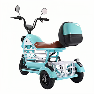 HIGYM-Bicicleta eléctrica compacta con batería de litio, <span class=keywords><strong>triciclo</strong></span> eléctrico plegable con estilo <span class=keywords><strong>para</strong></span> niños y mujeres adultas - Product Image 6