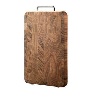 HeDou C Solid Wood Cutting Board Rectangle Double-Sided Chopping Board Kitchenware Household Use - Product Image 5