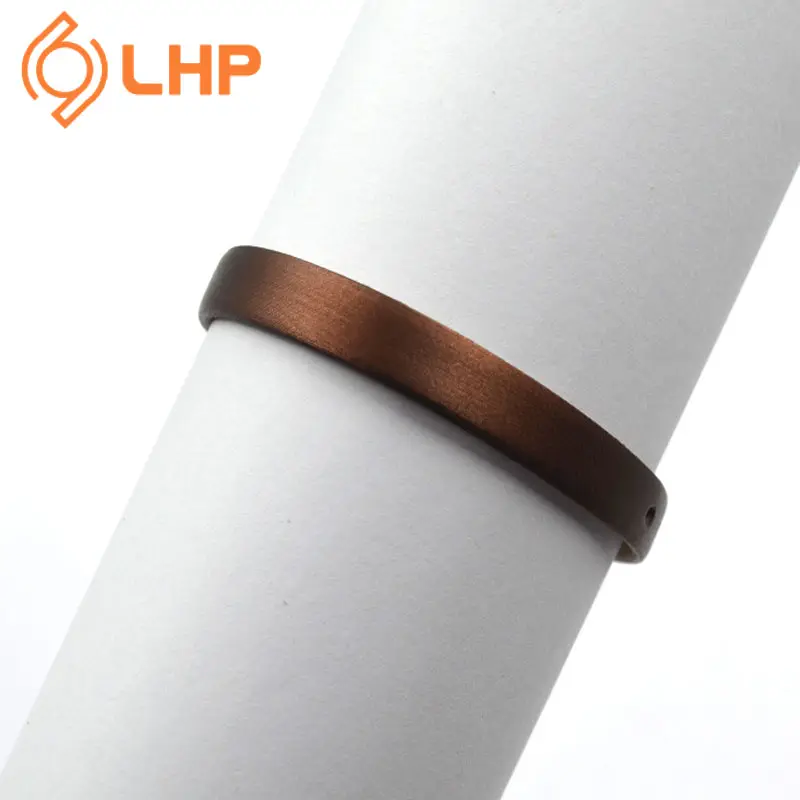 New European and American hot sale rain silk grain leather exquisite simple leather bracelet 21cm