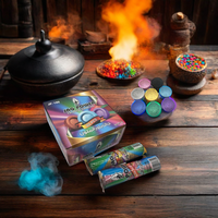 Hongqiang Houtskool Kleur Shisha Snelle Levering Leverancier Wierook Snel Lage As Vluchtige Aangepaste Houtskool Voor Bakhoor