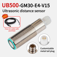Capteur ultrasonique M30 pour une détection et une reconnaissance précises de 50 à 500 mm, sensibilité haute fréquence, vente directe d'usine