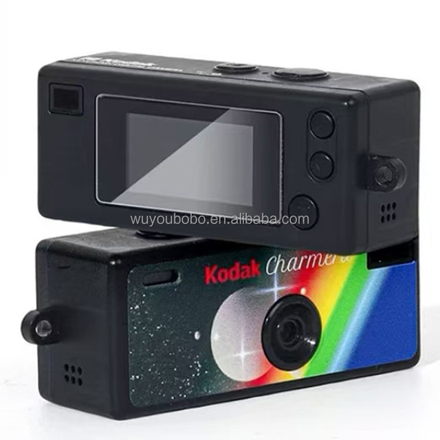 Kodak 1987 Camera Tempered PC Transparent Protective Film 360 Protection Anti-drop Shockproof Anti-crush Mould Decoration Holder