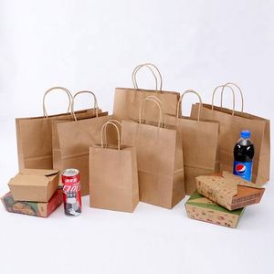 Bolsas de Papel Kraft Marrón Ecológicas para Comida Rápida, Pan y Refrescos, Precio Razonable, Impresión Flexográfica, Manejo de Superficies, Nueva Llegada KM - Product Image 6