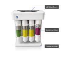 Machine à eau ultrapure de laboratoire Aoda 10L/H, système RO DI, pureté élevée 18,2 M Ohm.cm, faible teneur en organique, protection IP66, purificateur d'eau