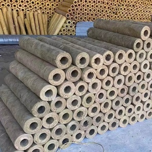 La fábrica de 10 años produce un tubo de lana de roca especial para aislamiento de tanques industriales Aislamiento acústico Tubo de lana de roca - Product Image 6