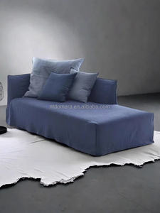 जापानी आधुनिक सरल कपास और लिनन सोफा - Product Image 2