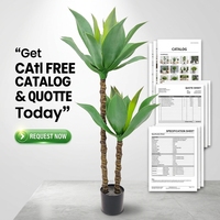 Plantes et verdure artificielles OH : Dracaena Agave de Madagascar – Faux plantes légères pour la vente en gros, réduction des frais de livraison