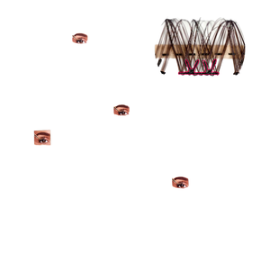 <span class=keywords><strong>Pestañas</strong></span> Postizas en Racimo Individuales sin <span class=keywords><strong>Pegamento</strong></span>, Forma YY, Hechas a Mano, PBT Pre-Encoladas, Empaque Personalizado - Product Image 1