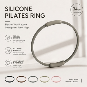 New Design High Quality Light Weight Durable Back Exercise Fitness Resistance <b>Stretch</b> Magic Yoga <b>Ring</b> EVA Pilates Circle 34cm - Product Image 4