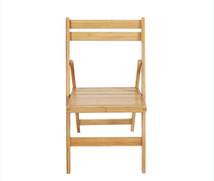 Meubles d'extérieur Meilleure qualité <span class=keywords><strong>Chaise</strong></span> de salle à manger pliable en bois traditionnelle <span class=keywords><strong>sans</strong></span> accoudoirs pour cour et hôpital - Product Image 3