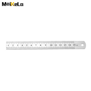 MeiKeLa Dụng Cụ Đo Lường Gia Đình Văn Phòng Bằng Thép Không Gỉ 10/15/20/30Cm Thước Thẳng Thước Kim Loại - Product Image 5