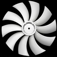 Ventilateur axial à feuilles de nylon, hélice, de canal de feu, pour moteur diesel, 7x10
