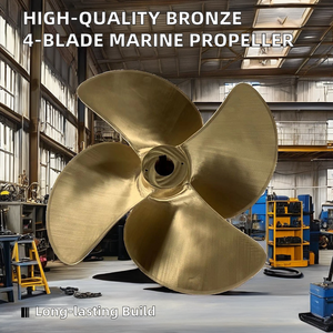 Настраиваемый 4-Лопастной Высокоскоростной медный пропеллер, новые 5-и 6-лопастные варианты для использования на корабельной яхте - Product Image 2