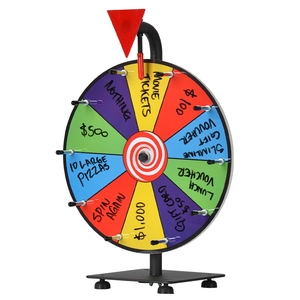 Rueda giratoria de borrado en seco de 12 pulgadas, <span class=keywords><strong>ruleta</strong></span> de la Fortuna, juego de rueda de premio giratoria, rueda de premio de la suerte de fábrica - Product Image 1