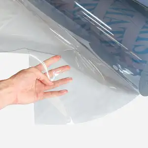 Film plastique transparent en pvc, pvc super doux, vente en gros