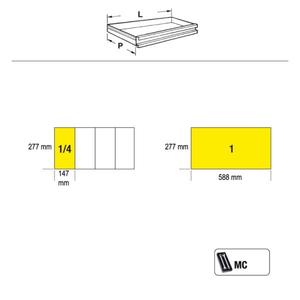 BETA - 023003011 Coffre à outils portable avec 8 tiroirs-Tiroirs EAN 8054809187174 METAL WERS WORKSHOP TIROIRS - Product Image 2