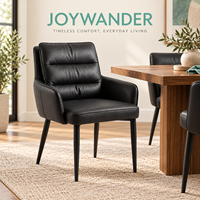Chaise de salle à manger de style italien moderne minimaliste nordique avec dossier et structure en métal pour la maison, le restaurant, l'hôtel