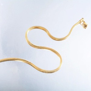 Collar Yadreva de Cadena Cuadrada Tipo Serpiente, Largo, de Acero Inoxidable, Joyería Simple de Metal - Product Image 5