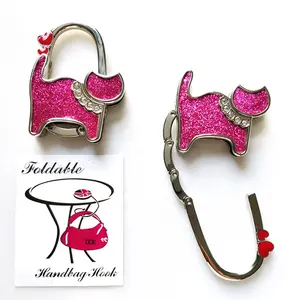 Custom Groothandel Portable Purse Hook Bag Hanger Voor Relatiegeschenken