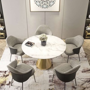 <span class=keywords><strong>Fauteuil</strong></span> avec pièces en tissu rembourré et jambes en acier et cuir, salle <span class=keywords><strong>de</strong></span> séjour, nouvelle collection moderne, pour cuisine et salle à manger - Product Image 1