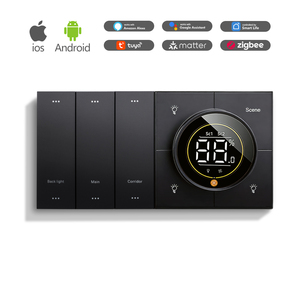 Interruptor Inteligente para el Hogar, Wi-Fi, Bluetooth, Control por Voz, Compatible con Alexa, Asistente de Google, Apple HomeKit y <span class=keywords><strong>Siri</strong></span>, para Hotel u Oficina, Fácil Instalación - Product Image 1