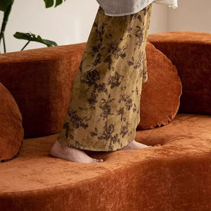 เก้าอี้กำมะหยี่กำมะหยี่กำมะหยี่ขนยาวทรงสี่เหลี่ยมพร้อมที่เก็บของแบบพับเก็บได้ที่นั่งสุดเก๋ทันสมัยสำหรับระเบียงอพาร์ตเมนต์ - Product Image 3