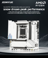 JGINYUE B650M Snow Dream AM5 DDR5 ARGB M-ATX Motherboard Gaming PCIe 4.04 M.2 SATA Double New CPU 9700X/9900X/7800X3D DIY