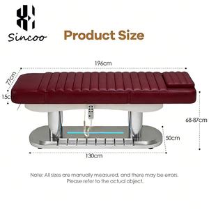 Mesa de Tratamiento Facial de Masaje Moderna de Alta Calidad con 4 Motores, Cama Eléctrica con Calefacción para Salón de Belleza, Spa y Extensiones de Pestañas - Product Image 5