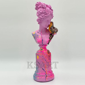 Le <span class=keywords><strong>Sculture</strong></span> Creative Pop Art di Venere e <span class=keywords><strong>David</strong></span> in Rosa Sono Adatte per Ornamenti Domestici, Eleganti e Uniche - Product Image 6