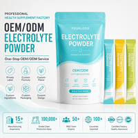 Poudre d'hydratation électrolytique Sodium Potassium Magnésium Calcium Vitamine C Complexe B Boisson Sportive en Sachet Individuel