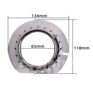 Sanvi Car Fitting 3.0 Inch Shrouds Cover Projector Lens <b>Auto</b> <b>Lighting</b> <b>System</b> Car Headlight Housing - Product Image 5