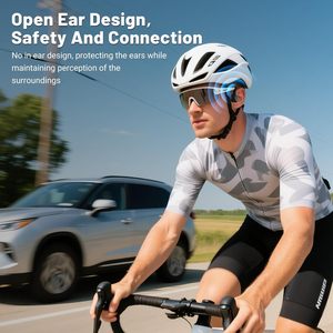 Auriculares de Conducción Ósea Bluetooth 6.0 de Oreja Abierta con Micrófono, Resistentes al Agua IPX5, 10 Horas de Reproducción, Auriculares Deportivos Ligeros - Product Image 5