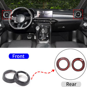 Poignée intérieure de voiture en fibre de carbone véritable panneau de cadre décoratif pour <span class=keywords><strong>Alfa</strong></span> Romeo-<span class=keywords><strong>Tonale</strong></span> accessoires de décoration intérieure de voiture - Product Image 5