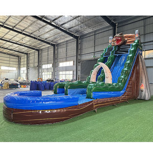 Pvc Vinyl sân sau trượt nước <span class=keywords><strong>Inflatable</strong></span> trở ngại leo lên Slide <span class=keywords><strong>Bouncer</strong></span> lâu đài để bán - Product Image 5