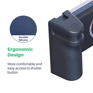 Snap trên điện thoại núi máy ảnh xử lý có thể tháo rời BT nút chụp khung điện thoại Selfie Booster Camera từ điện thoại Grip chủ - Product Image 3