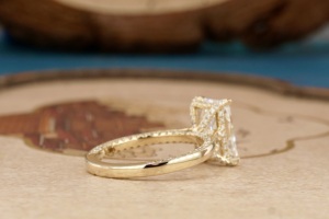 แหวนเพชรเดี่ยวทอง 14K เพาะเลี้ยงในห้องปฏิบัติการสำหรับผู้หญิง แหวนหมั้นแบบคลาสสิก แหวนเพชรเม็ดเดี่ยว เครื่องประดับชั้นดี ของขวัญแต่งงาน - Product Image 3