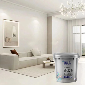 Kit de revêtement de sol en microciment antidérapant et imperméable prêt à l'emploi pour sol de douche, zone <span class=keywords><strong>humide</strong></span>, salle de bain et buanderie - Product Image 2