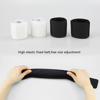 Protège-tibias de football réglables pour l'extérieur en néoprène et nylon, bande antidérapante fixe, protection de la cheville, unisexe, différentes tailles